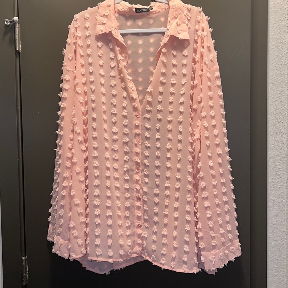 Size 28 BooHoo button down